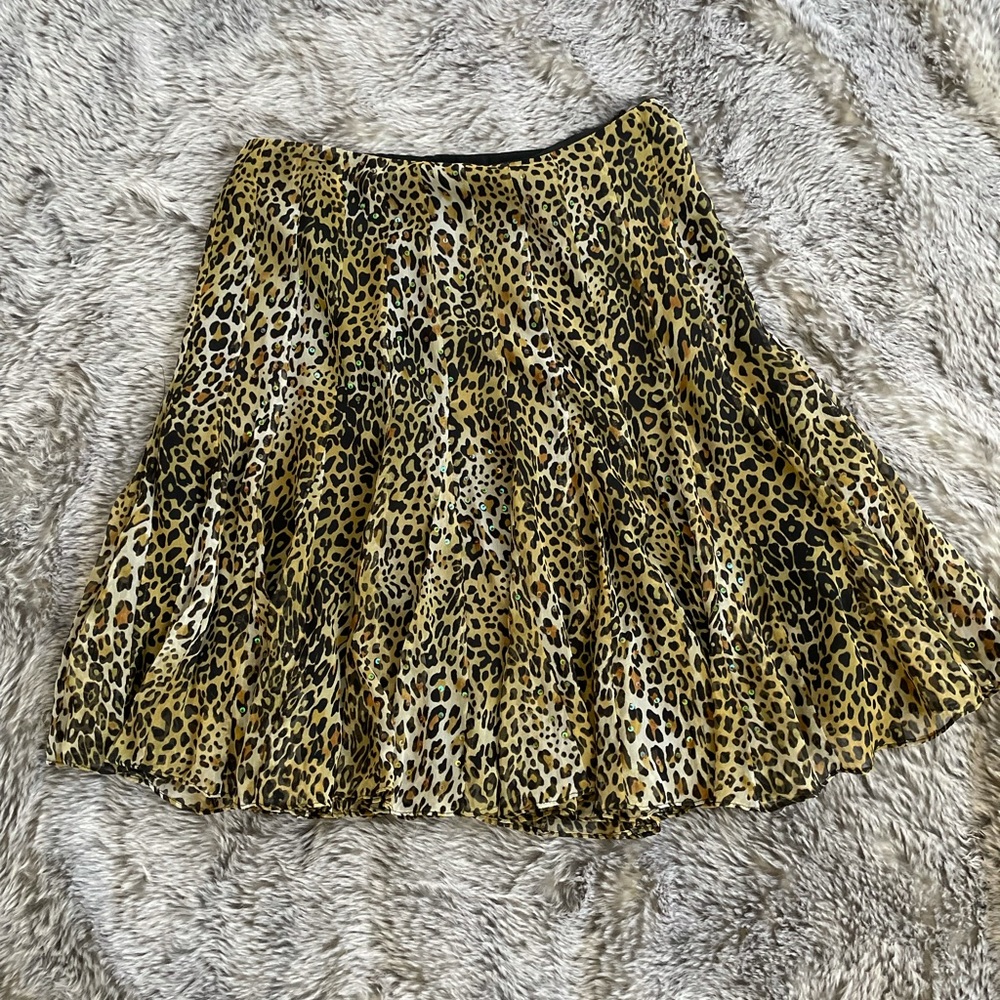 Leopard skirt